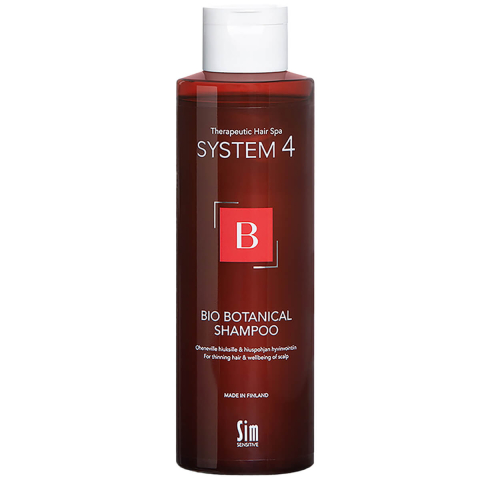Биоботанический шампунь против выпадения и для стимуляции волос, 250 мл, System 4