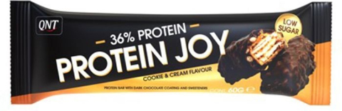 Протеиновый батончик Protein Joy, вкус «Печенье и крем», 12 шт по 60 гр, QNT