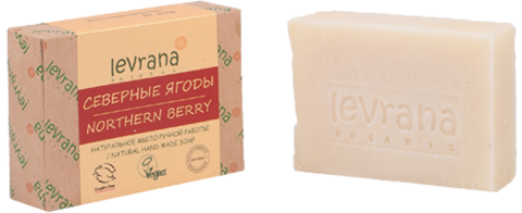 Натуральное мыло ручной работы Северные ягоды, 100 гр, Levrana