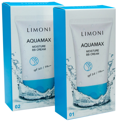 BB крем для лица увлажняющий тон №1 Aquamax Moisture, 40 мл, Limoni