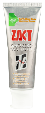 Паста зубная для курящих ZACT Smokers, 100 г, LION Thailand